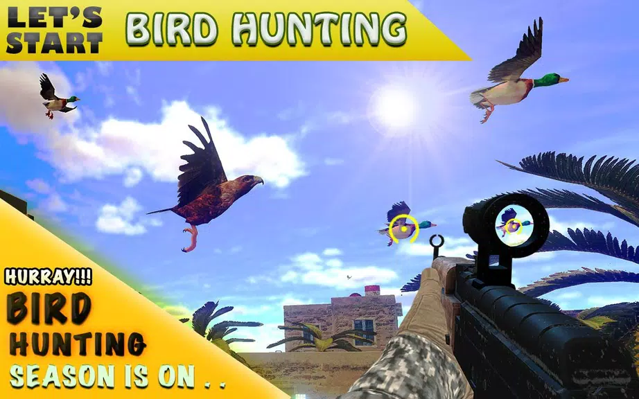 Desert Birds Sniper Shooter 3D 螢幕截圖 2