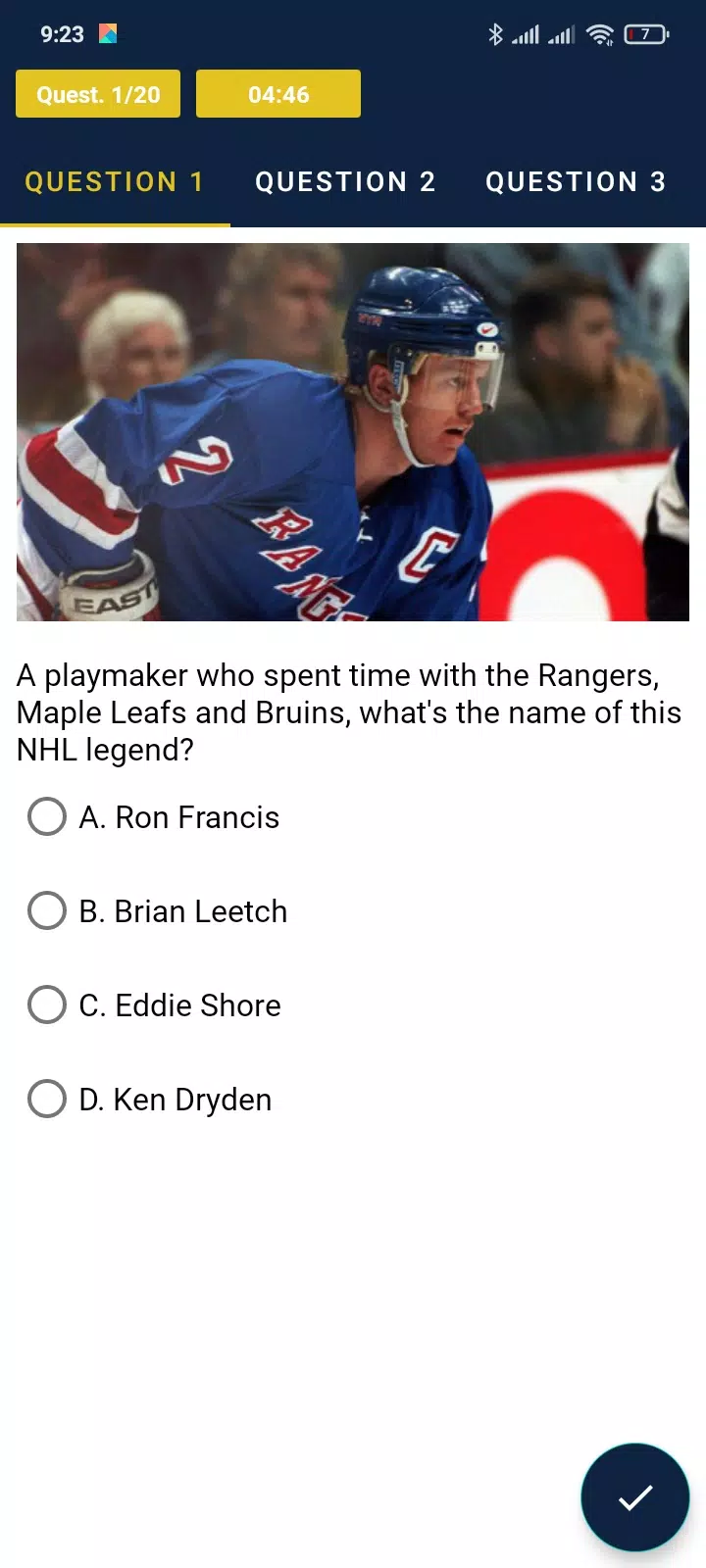 Trivia Game For NHL Addict!应用截图第3张