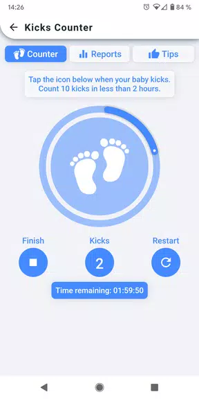Kick Counter - Track your baby ဖန်သားပြင်ဓာတ်ပုံ 0