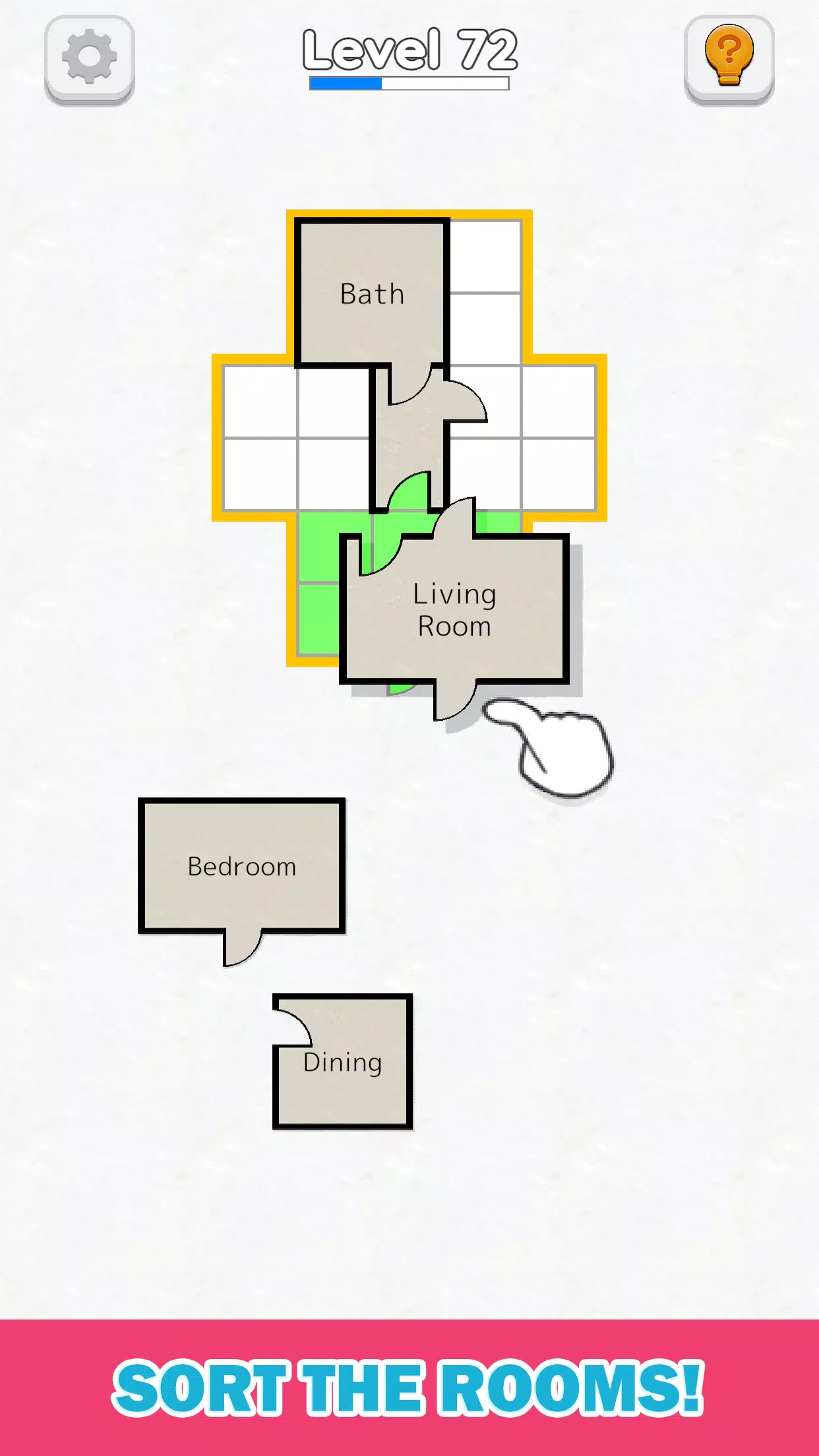 Room Sort - Floor Plan Game スクリーンショット 0