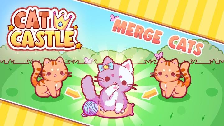 Cat Castle : Merge cute cats ภาพหน้าจอ 0