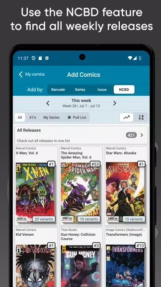 CLZ Comics - comic collection Ekran Görüntüsü 2