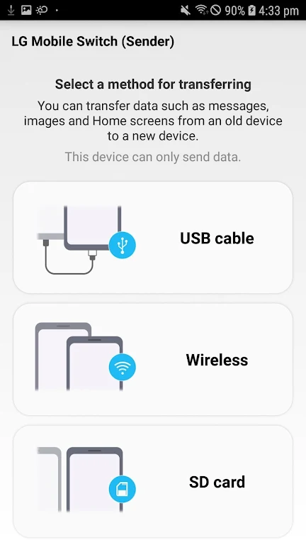 LG Mobile Switch (will closed) ဖန်သားပြင်ဓာတ်ပုံ 3