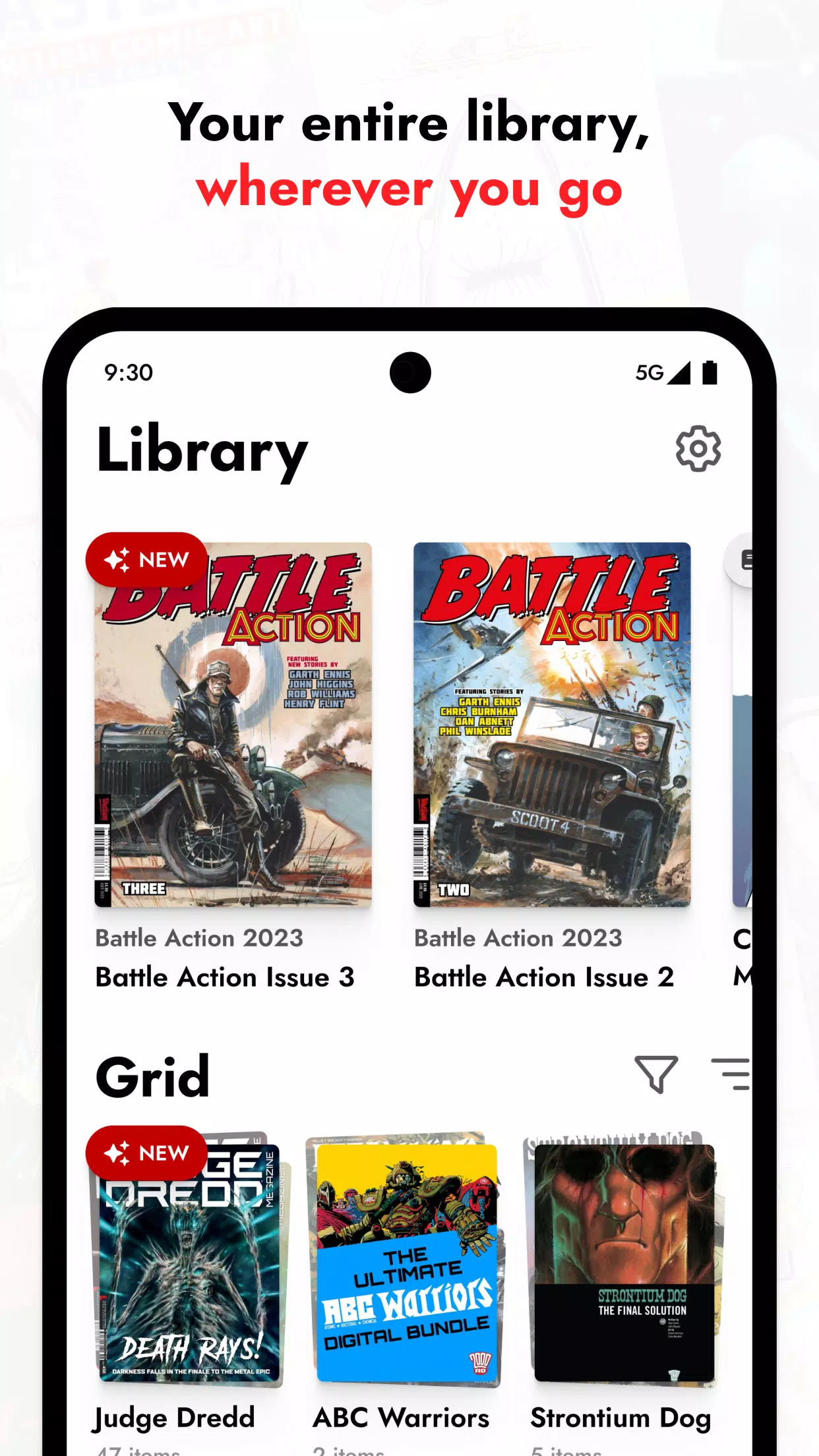 2000 AD Comics and Judge Dredd スクリーンショット 2