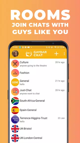 Gaydar Chat Ekran Görüntüsü 0