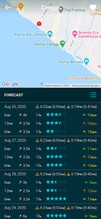 Spotadvisor Surf Forecast Ảnh chụp màn hình 2