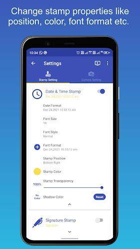 PhotoStamp Camera Screenshot 2