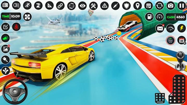 Ramp Car Stunt Racing-Car Game Screenshot 0