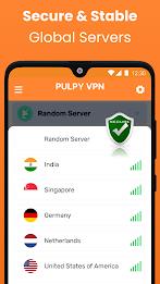 Pulpy VPN Unlimited VPN Proxy Screenshot 2