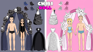 Chibi Dolls LOL: Dress up Game Скриншот 0