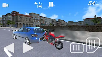 Moto Crash Simulator: Accident 螢幕截圖 0