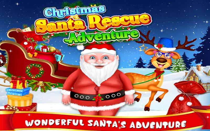 Christmas Santa Rescue Game Schermafbeelding 0