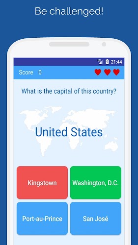 Capitals of the countries Quiz应用截图第1张