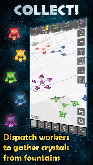 ColorPlanet Resources, GPS MMO Screenshot 1
