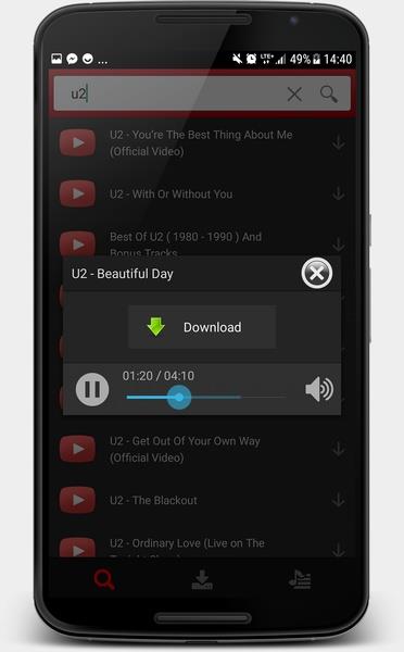 YouTube MP3 Converter Captura de tela 3