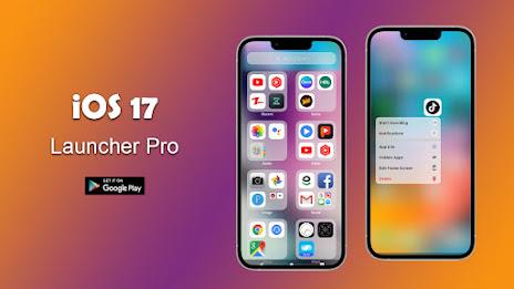 iOS 17 Launcher Pro ဖန်သားပြင်ဓာတ်ပုံ 1