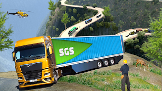 Euro Cargo Truck Driver Sim 3D Screenshot 0