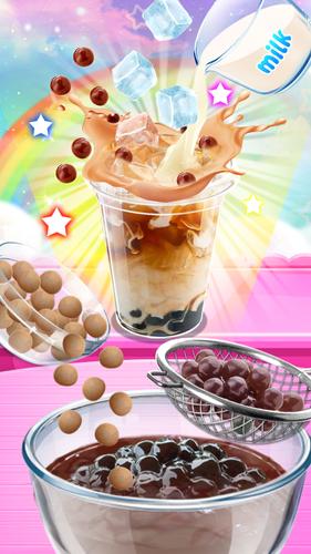 Unicorn Bubble Tea - Icy Drink Screenshot 2