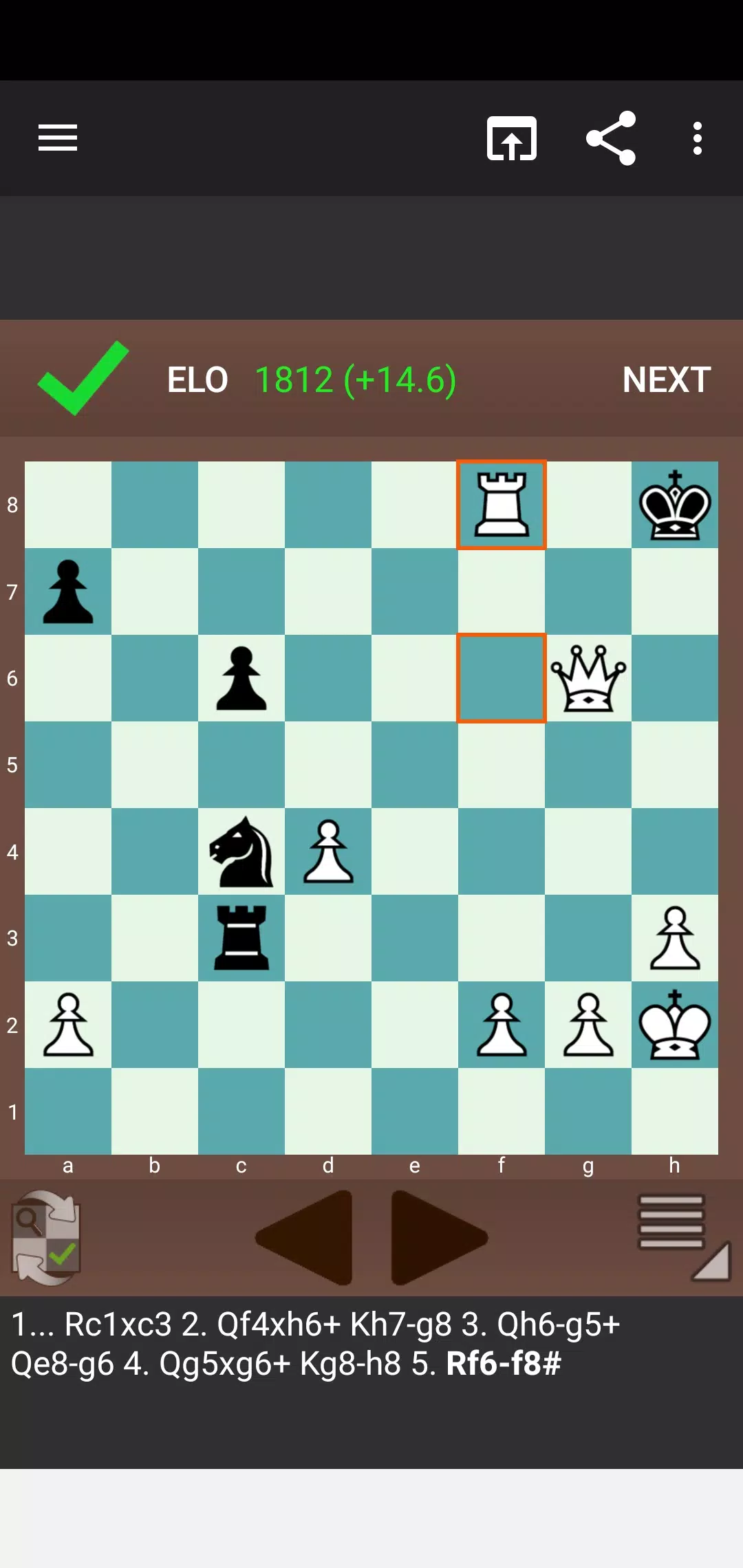 Fun Chess Puzzles Captura de tela 1