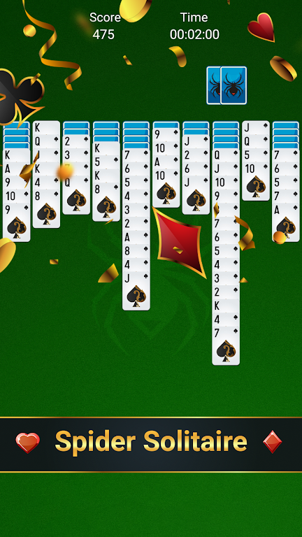 Free spider solitaire - classic solitaire स्क्रीनशॉट 0