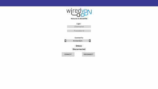 Wired VPN Client 螢幕截圖 1