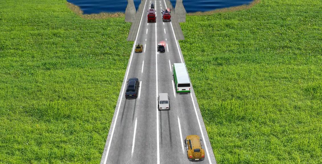 Schermata Traffic Rider : Car Race Game 3