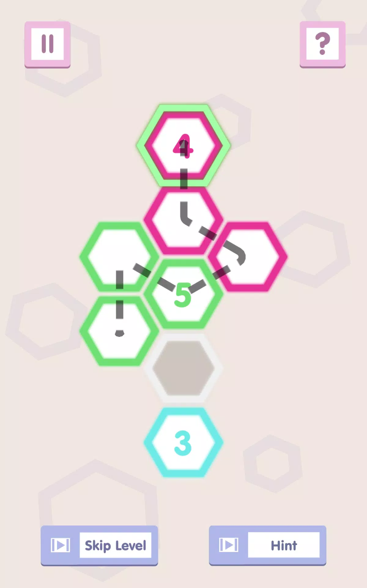 Schermata Number Path: Hexa Links 0