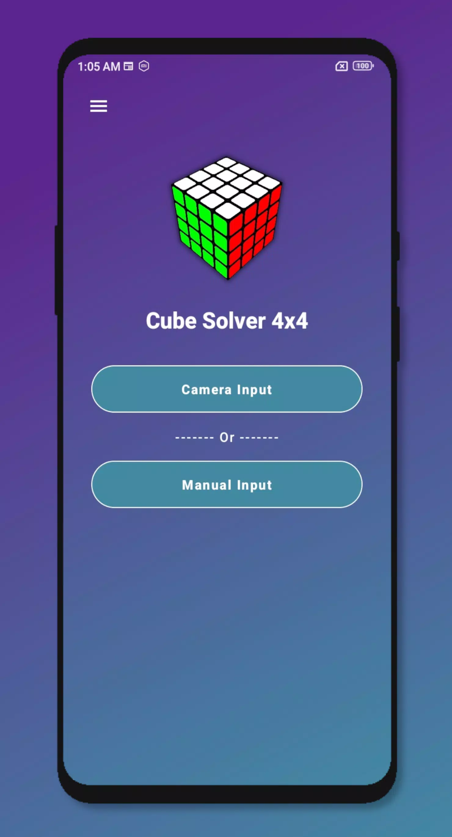 Rubik's Cube Solver 4x4 Captura de tela 0