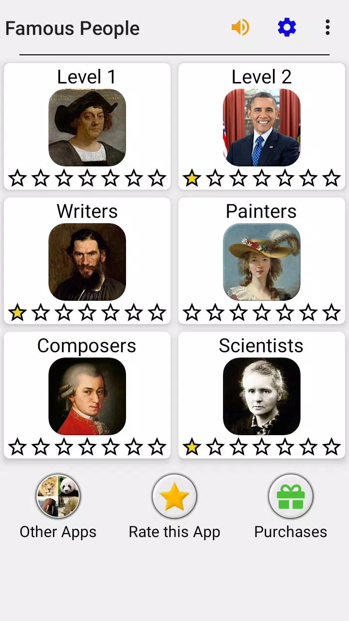 Famous People 螢幕截圖 2