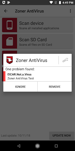 Zoner AntiVirus Screenshot 2