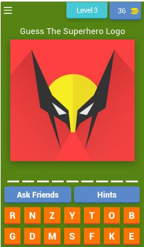 Superhero Logo Quiz Capture d'écran 3