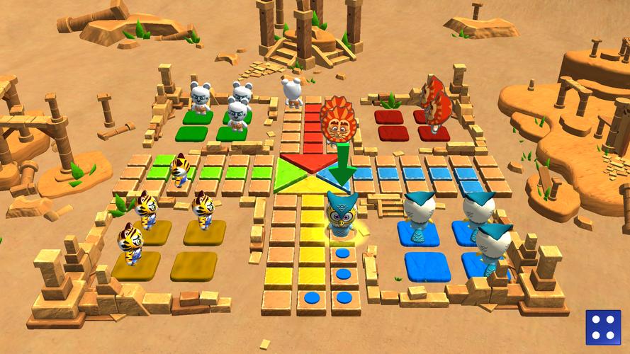 Ludo 3D Multiplayer Captura de tela 3
