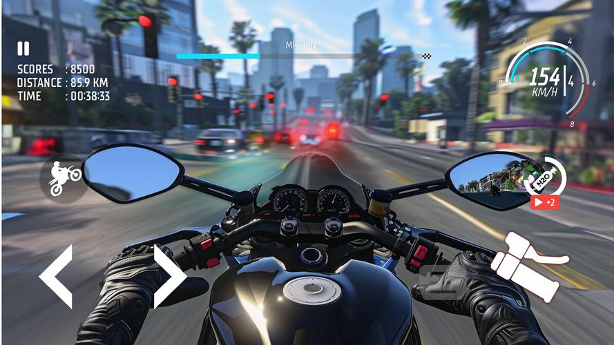 Traffic Bike: Driving City 3D应用截图第0张