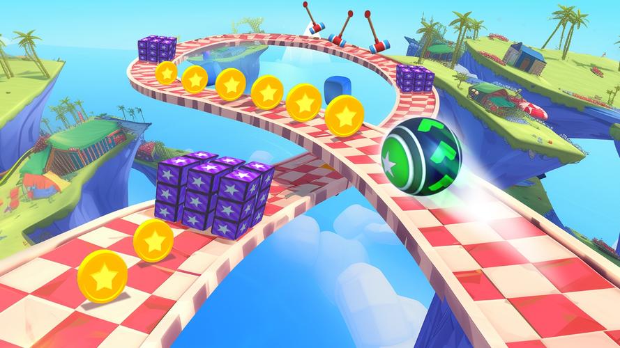 3D Super Rolling Ball Race Zrzut ekranu 1