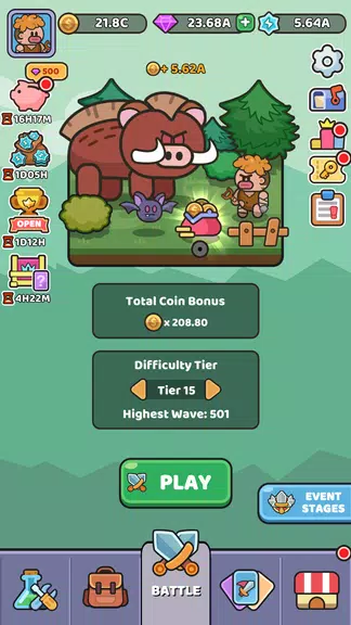 Wild Survival - Idle Defense Ekran Görüntüsü 2