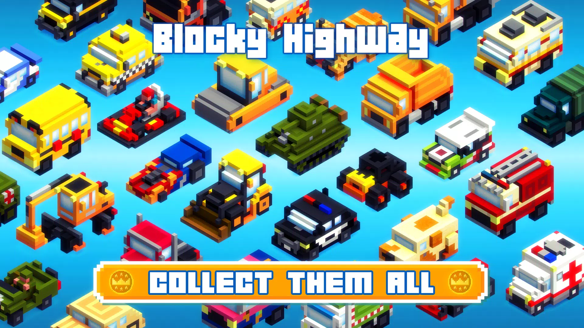 Blocky Highway Tangkapan skrin 2