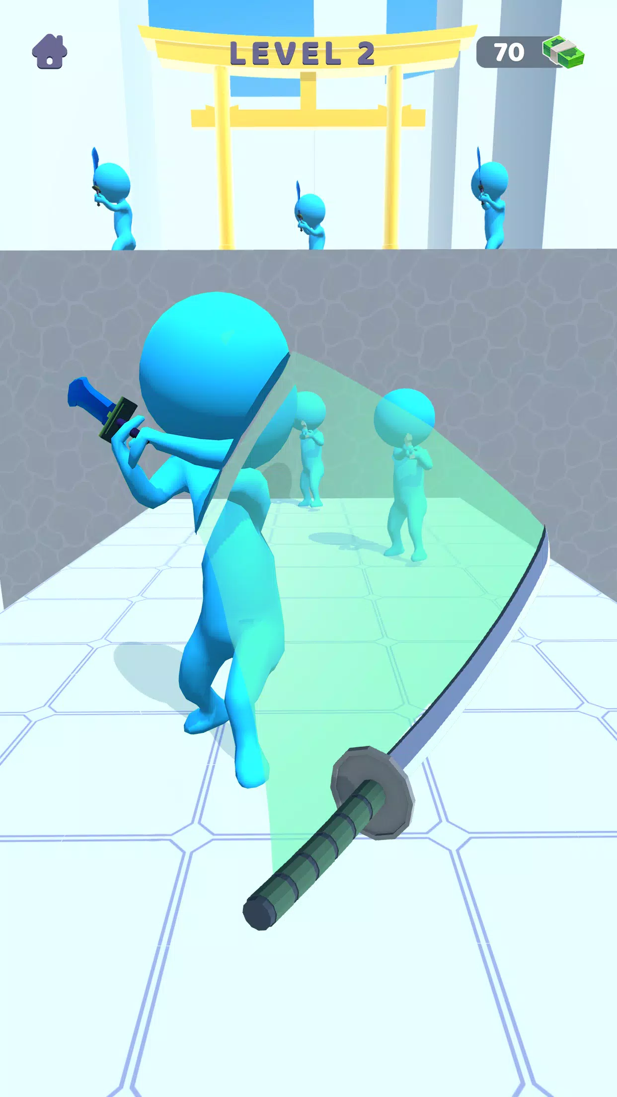 Sword Play! Ninja Slice Runner Captura de pantalla 0