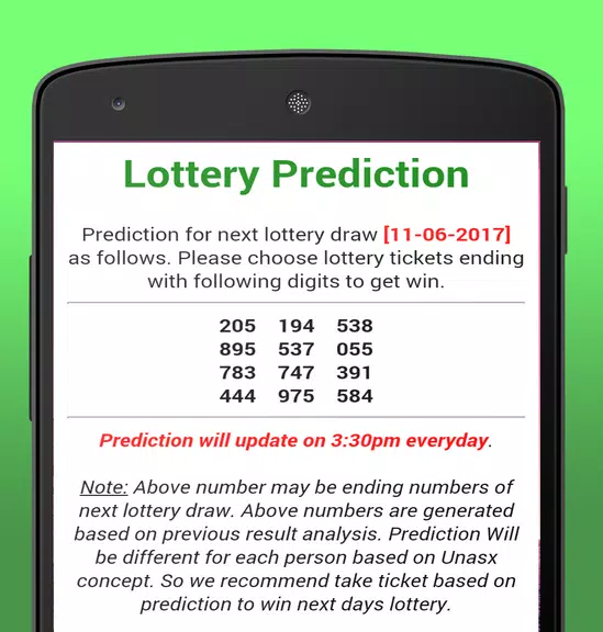 Schermata Sikkim State Lottery Results 2