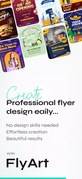 FlyArt - Flyer Creator ဖန်သားပြင်ဓာတ်ပုံ 1