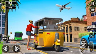 Tuk Tuk Auto Driving Games ภาพหน้าจอ 0