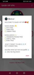 Saudi Vip Vpn ภาพหน้าจอ 1