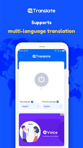 Hi Translate - Free Voice and Chat Translate Ảnh chụp màn hình 1