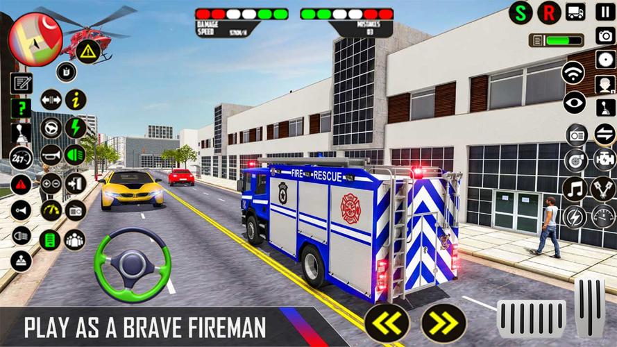 Police Ambulance Fire Truck スクリーンショット 3