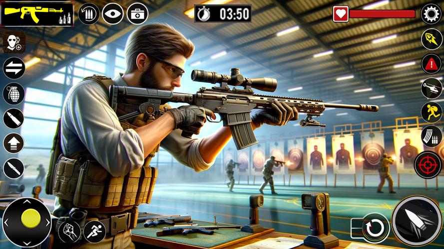 Real Target Gun Shooter Games ภาพหน้าจอ 1