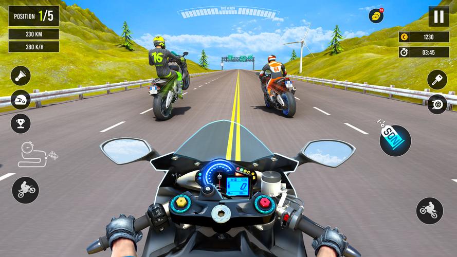 Moto Traffic Bike Race Game 3d スクリーンショット 0