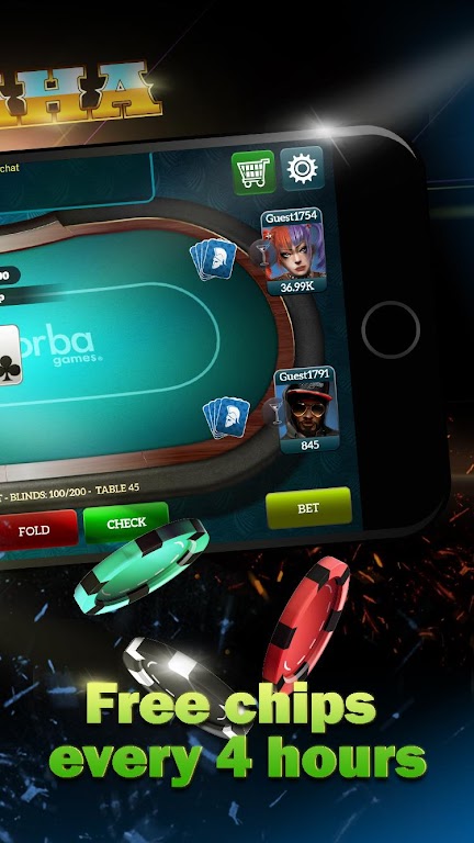 Live Poker Tables–Texas holdem and Omaha 스크린샷 3