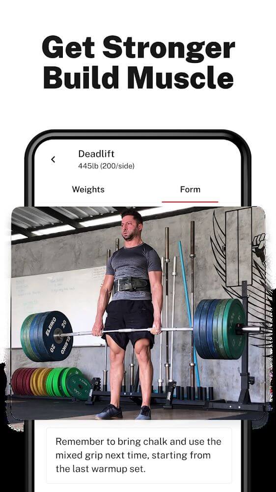 StrongLifts Weight Lifting Log Mod Screenshot 1