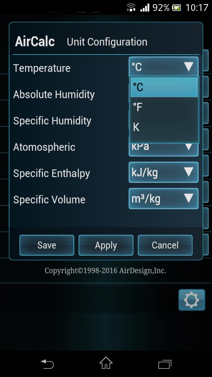 AirCalc for Android Tangkapan skrin 1