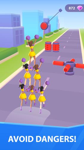Cheerleader Run 3D Скриншот 2