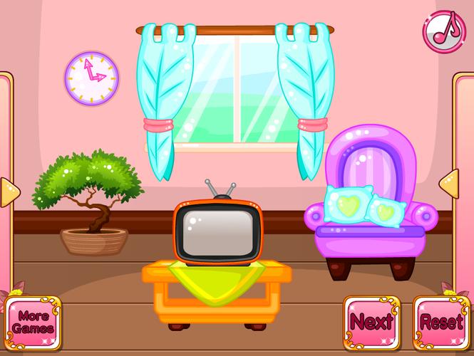 Princess Doll House Decoration Ekran Görüntüsü 1